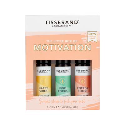 Tisserand The Little Box of Motivation Roller Ball Kit 10ml x 3 Pack